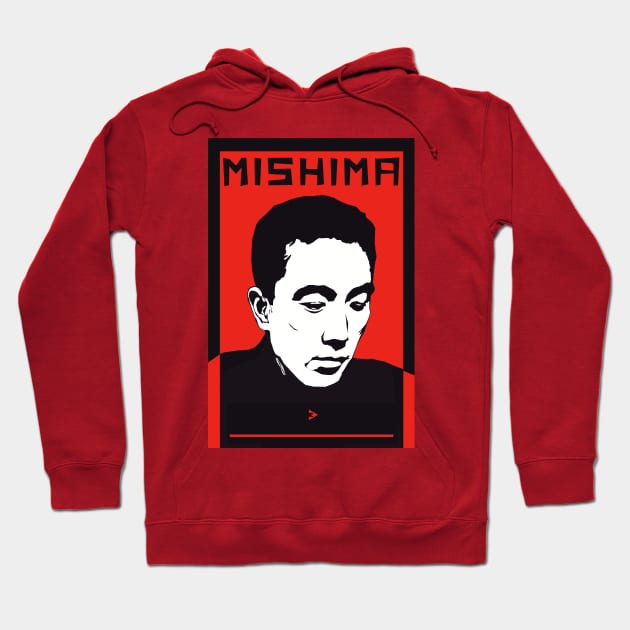 Yukio Mishima V Hoodie by Exile Kings 